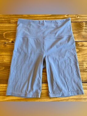 Athleta Dusty Lavender High-Waist Bike Shorts